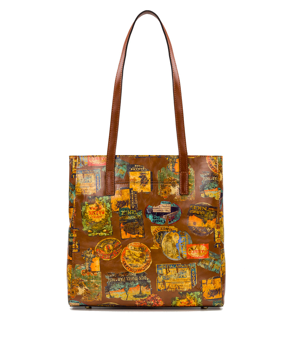 Viana Tote Vintage Travel Sticker