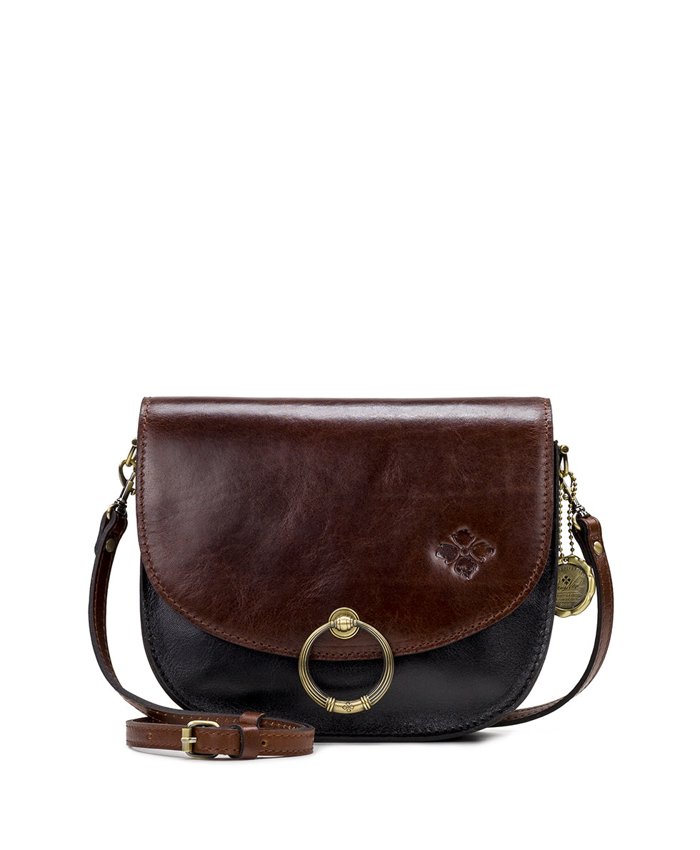 Patricia Nash Distressed Vintage Collection Saddle Crossbody Bag