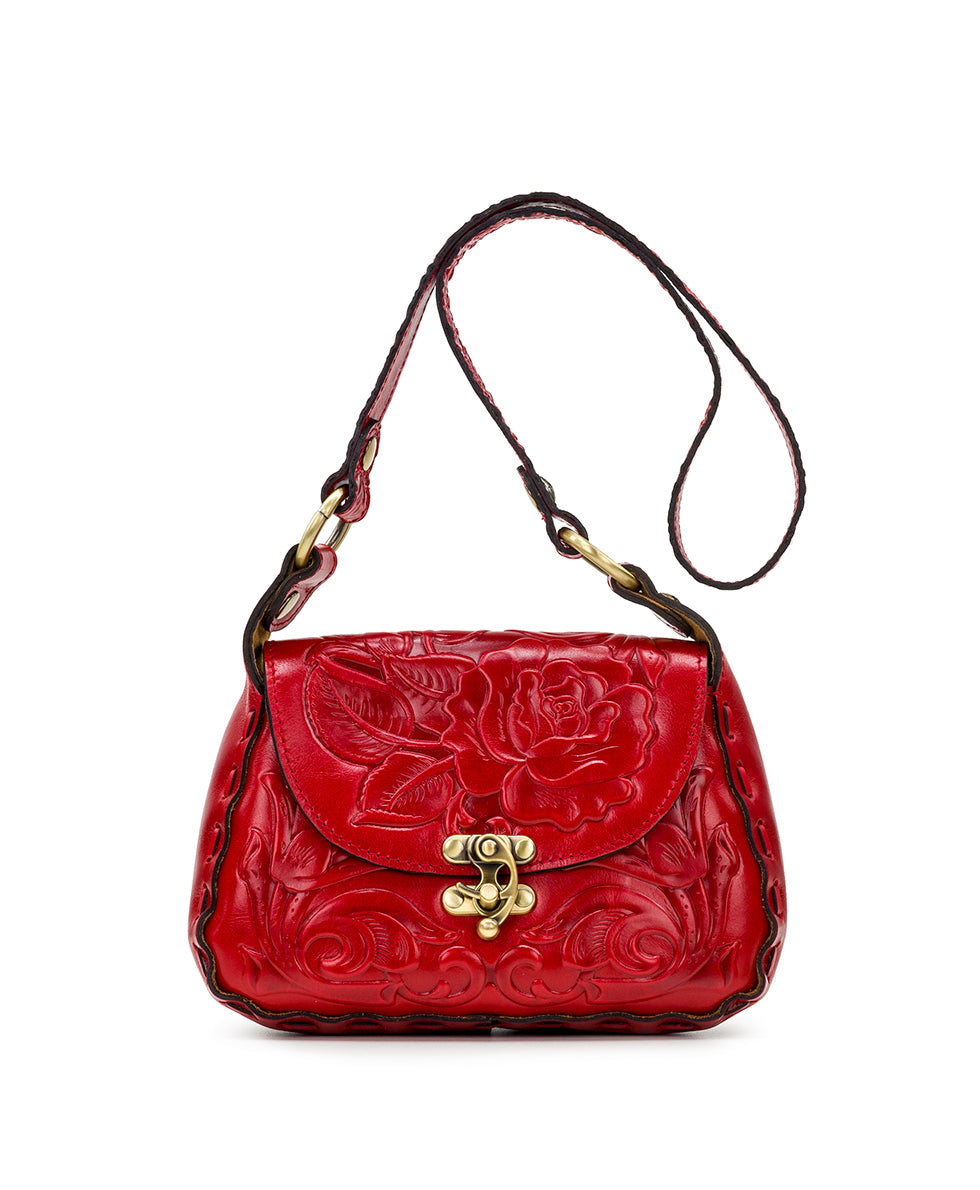 Micaela baguette leather crossbody Clearance