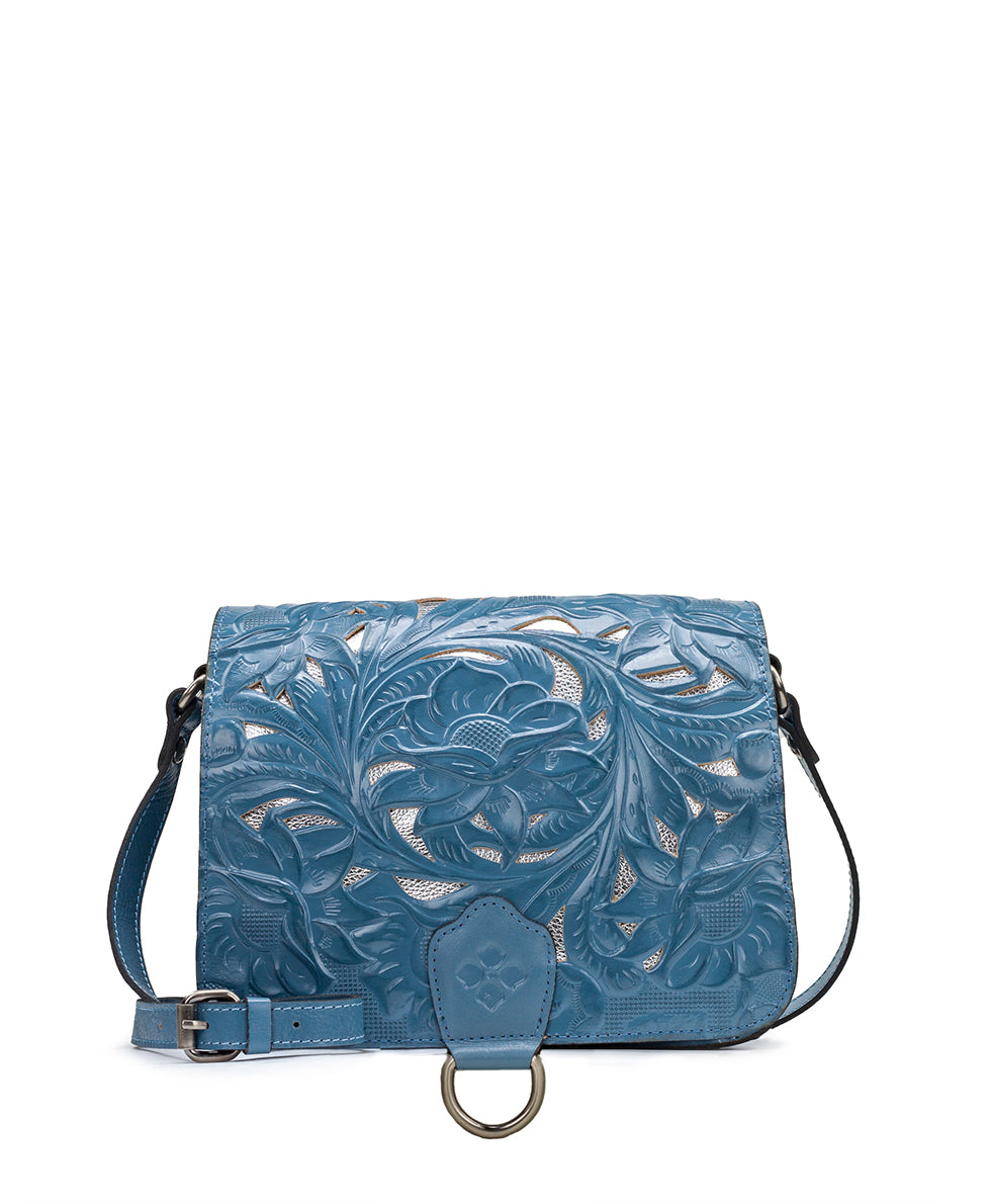 Patricia nash blue crossbody Clearance