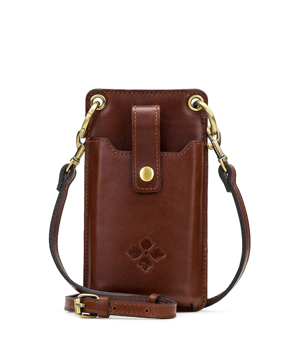 Leather crossbody phone case Clearance