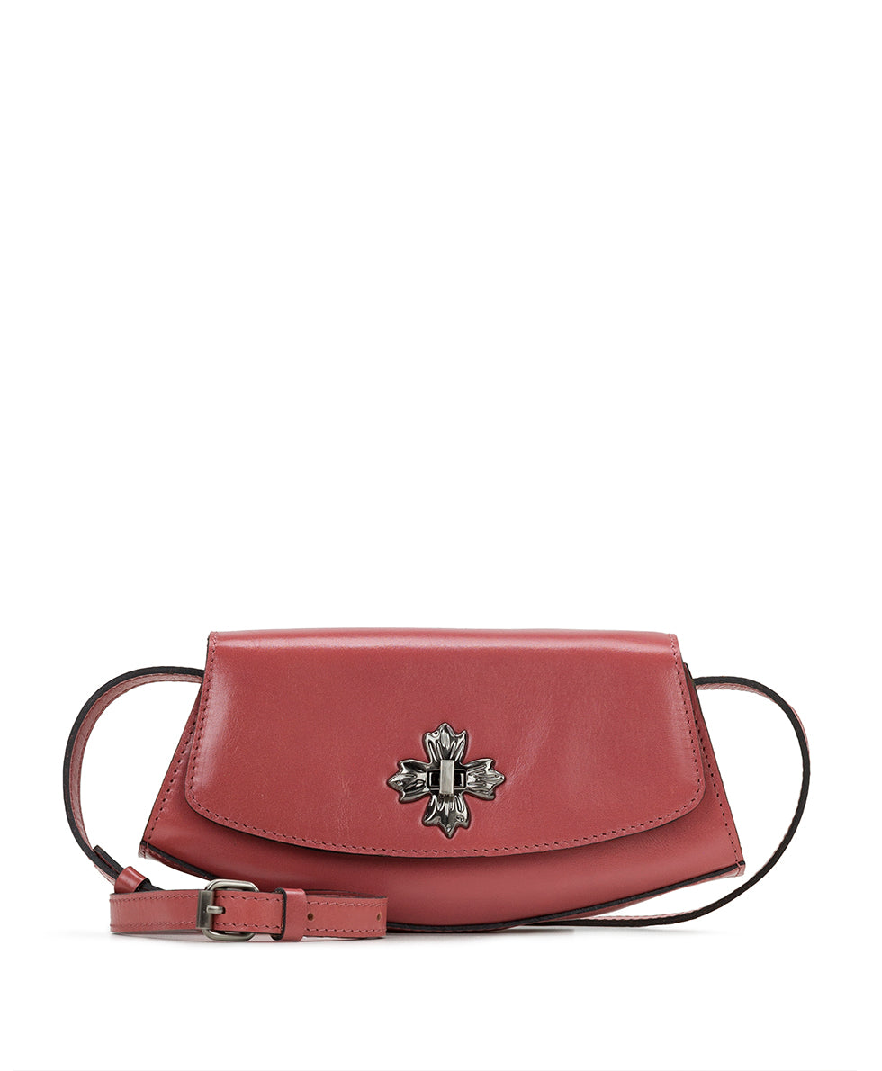 Patricia Nash Handley Leather Baguette Crossbody Bag - 20423154