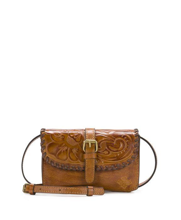 Torri Crossbody Burnished Tooled Gold Patricia Nash