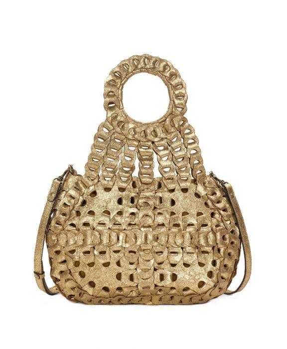 Ticci Satchel Chainlink Metallic