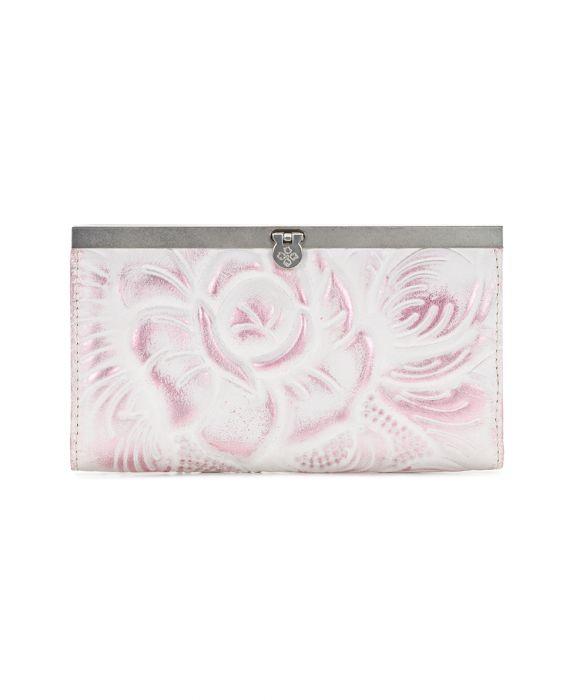 Cauchy Wallet Tooled Pink White Metallic Patricia Nash