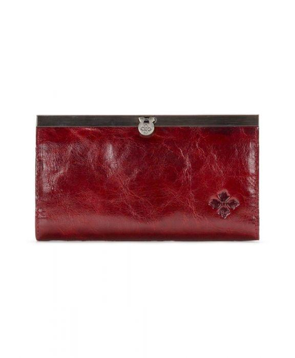 Cauchy Wallet Vintage Patent Red Patricia Nash