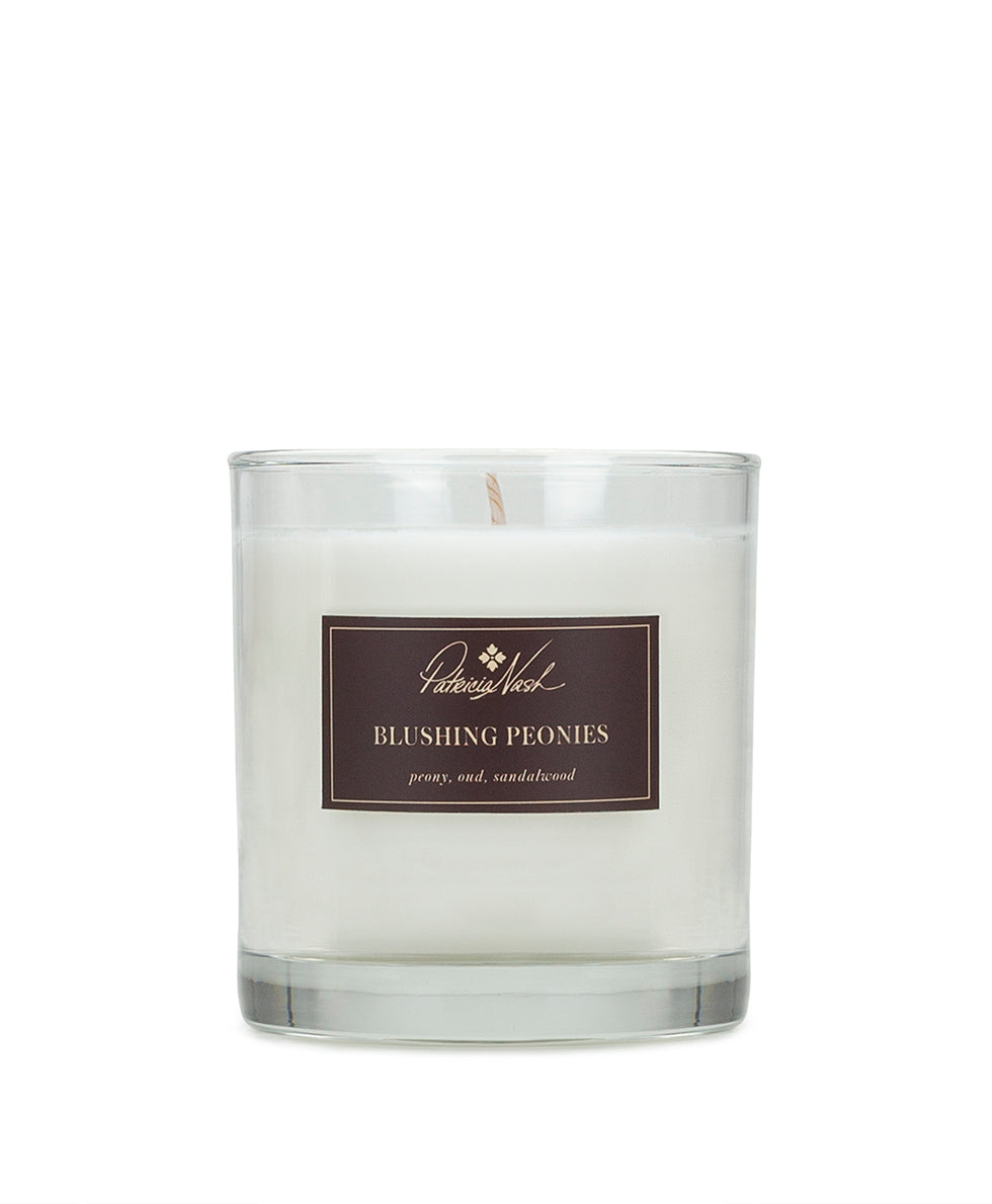 Blushing Peonies Candle - by Patricia Nash - View 1 of 4