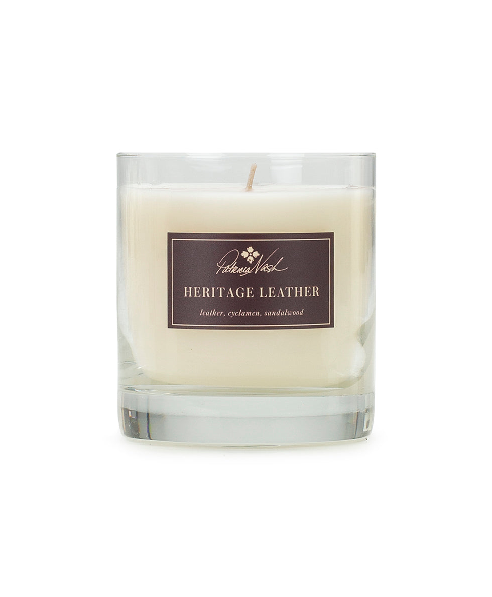 Heritage Leather Candle - by Patricia Nash - View 1 of 4