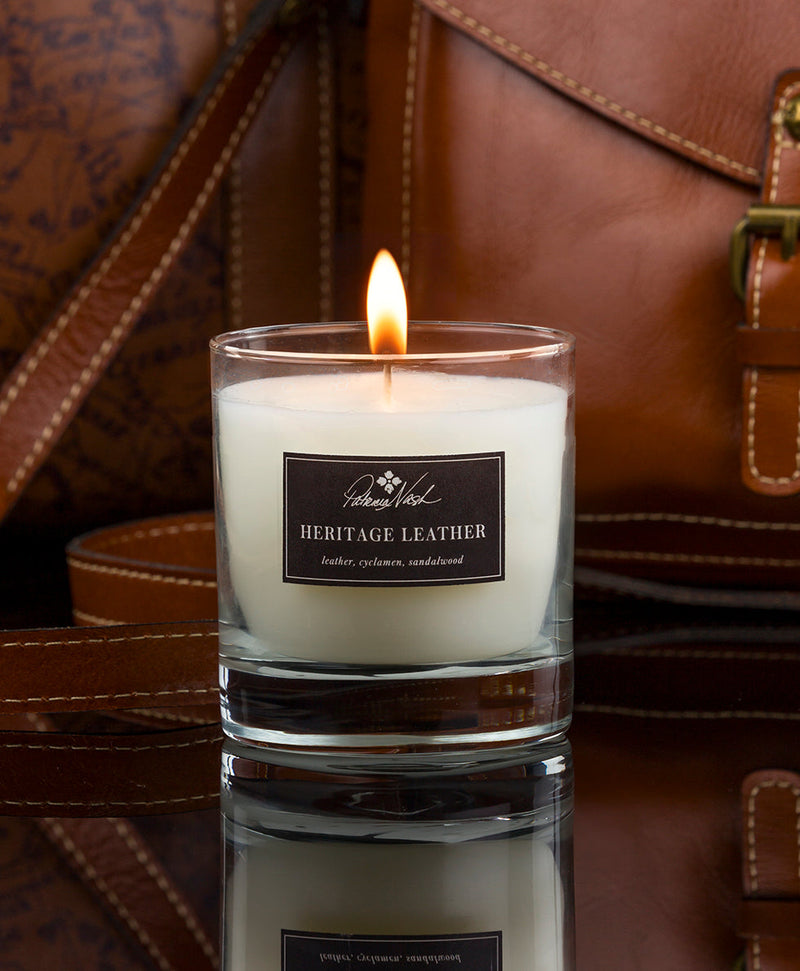 Heritage Leather Candle