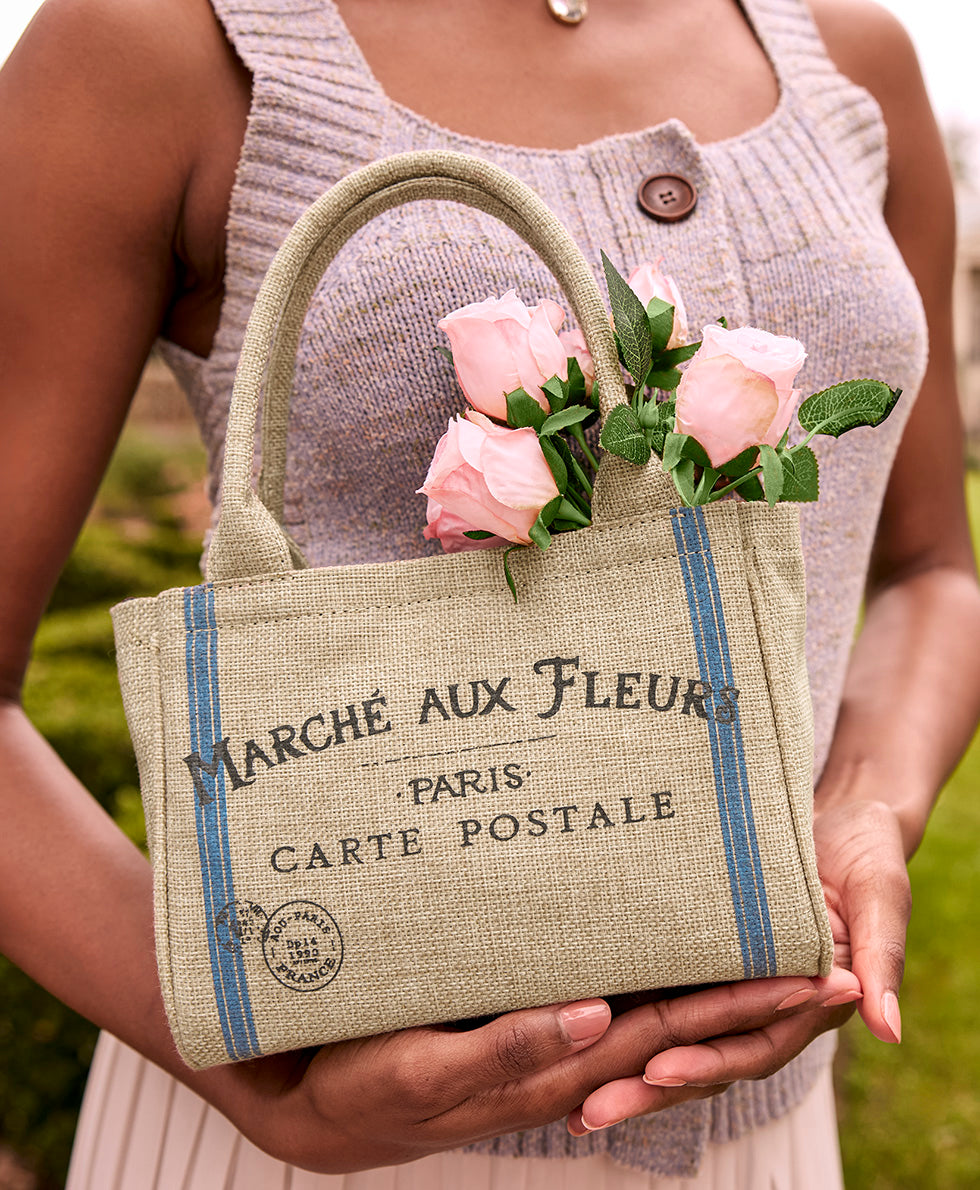 Mini Parisian Market Tote Crossbody - Specialty Woven – Patricia Nash