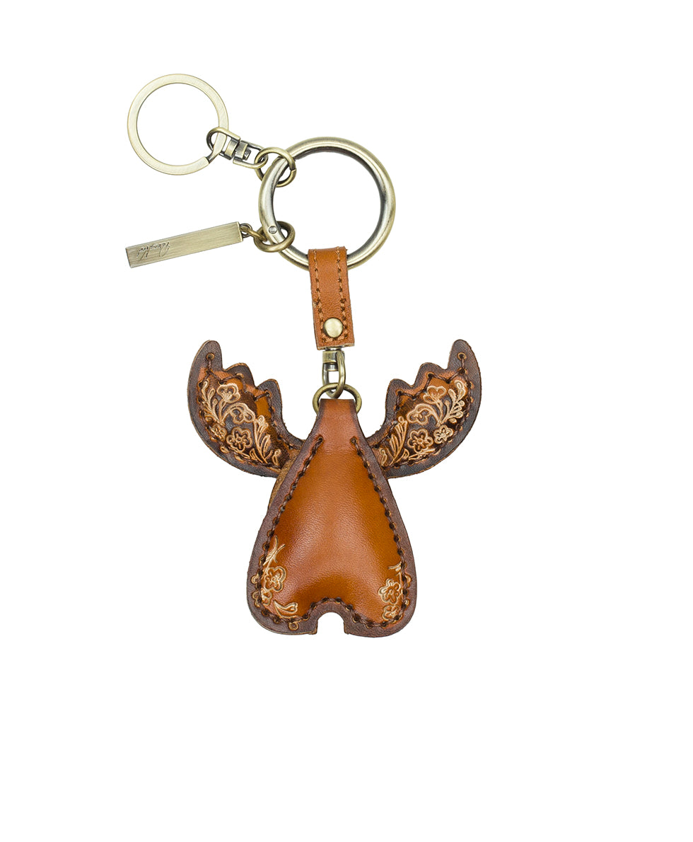 Female - Nordic Noble Moose Bag Charm | Tan - tan - by Patricia Nash - View 2 of 3
