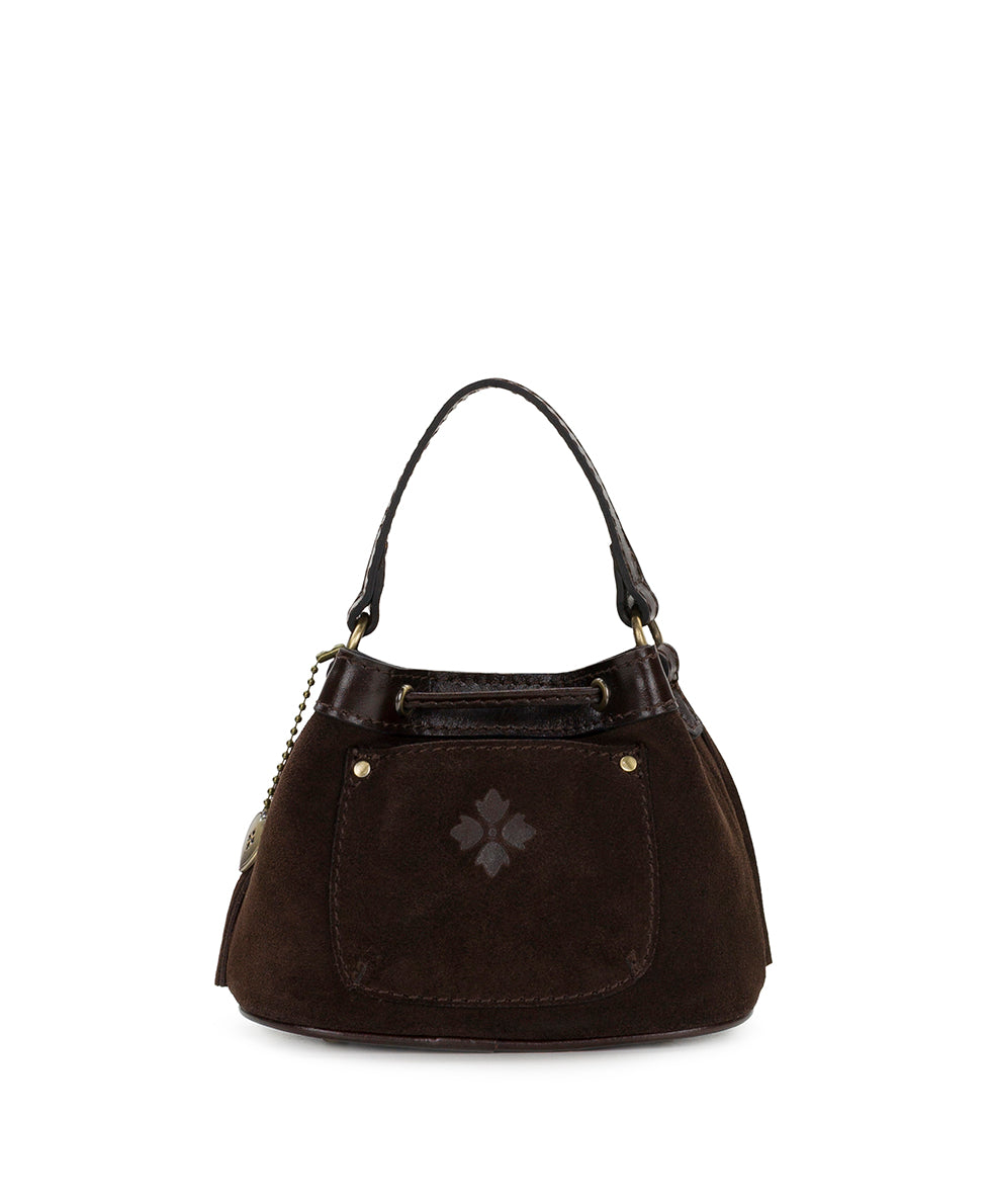 Mini Elisa Chain Crossbody - Suede – Patricia Nash