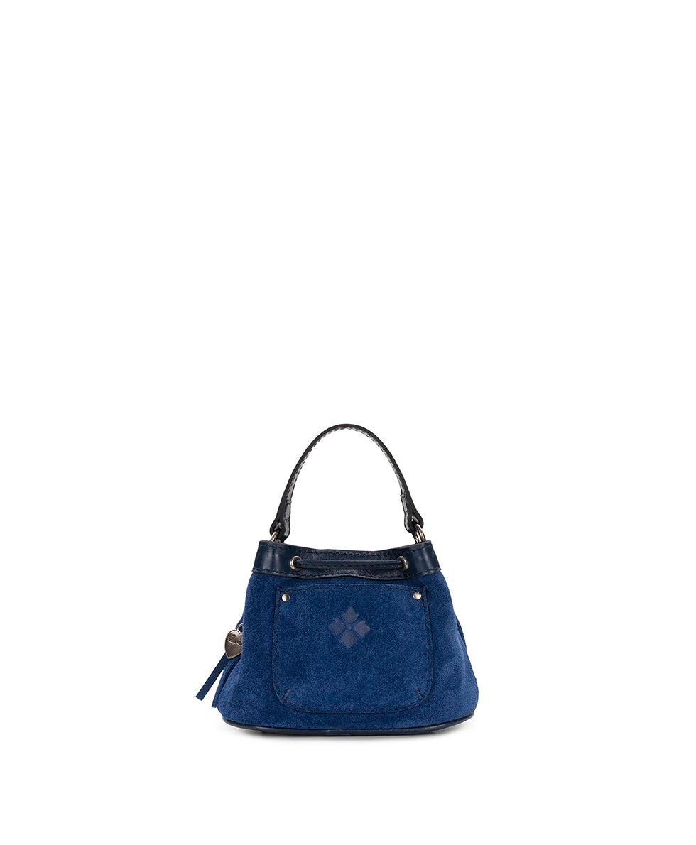 Female - Mini Elisa Chain Crossbody - Suede - chocolate - by Patricia Nash - View 6 of 15