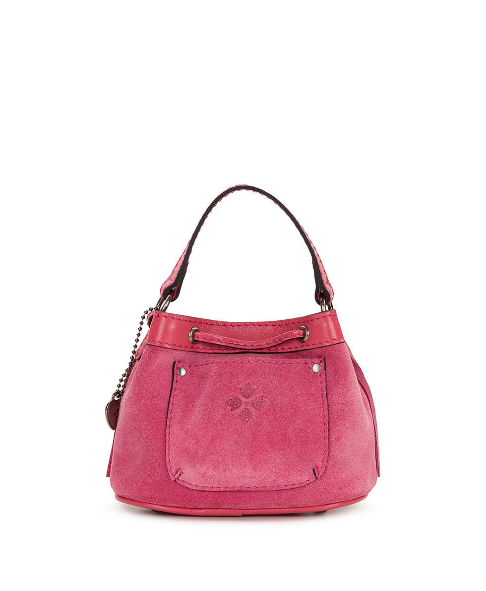 Female - Mini Elisa Chain Crossbody - Suede - chocolate - by Patricia Nash - View 10 of 15