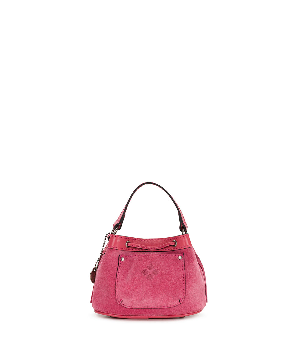 Female - Mini Elisa Chain Crossbody - Suede - chocolate - by Patricia Nash - View 10 of 15