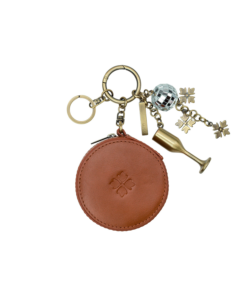 Female - Celebration Bag Charm | Bag Charm | Tan - tan - by Patricia Nash - View 2 of 4