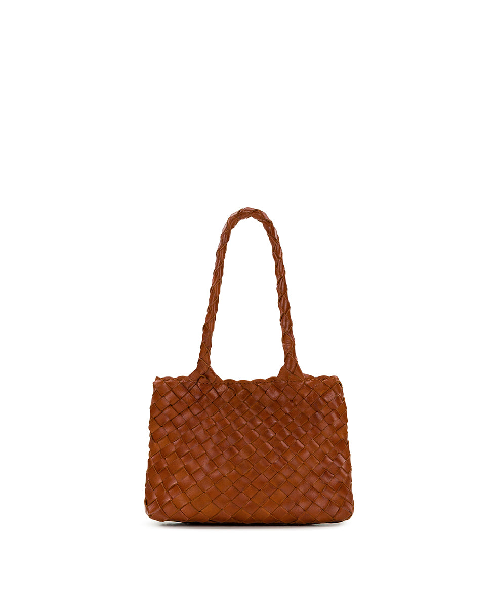 Female - Mini Cheri | Hand Stained Woven | Cognac - cognac - by Patricia Nash - View 1 of 4