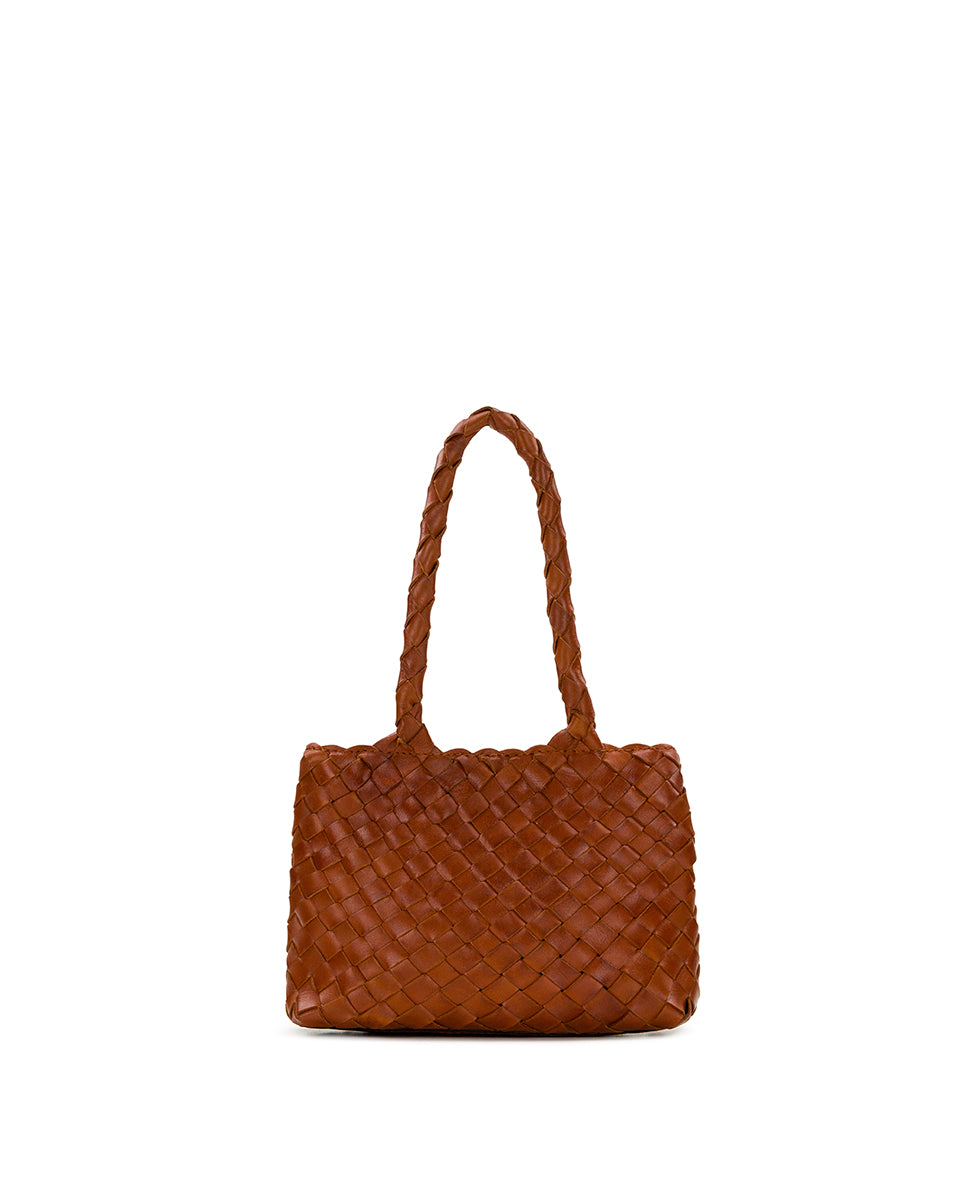 Female - Mini Cheri | Hand Stained Woven | Cognac - cognac - by Patricia Nash - View 2 of 4