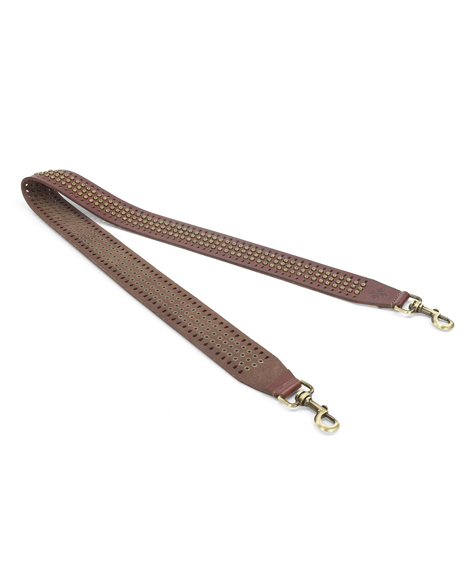 Female - Studded Strap | Vintage Distressed | Cognac - cognac - by Patricia Nash - View 1 of 4