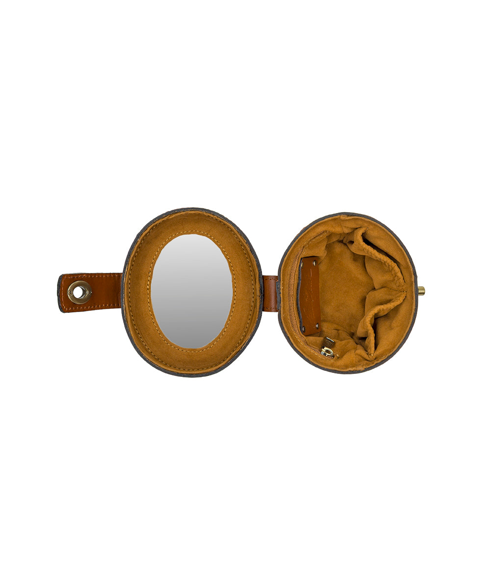 Female - Mini Caselle Bag Charm - Specialty Woven - natural/tan - by Patricia Nash - View 4 of 4