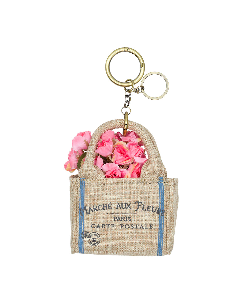 Female - Parisian Market Tote Bag Charm - Specialty Woven - natural - by Patricia Nash - View 2 of 4