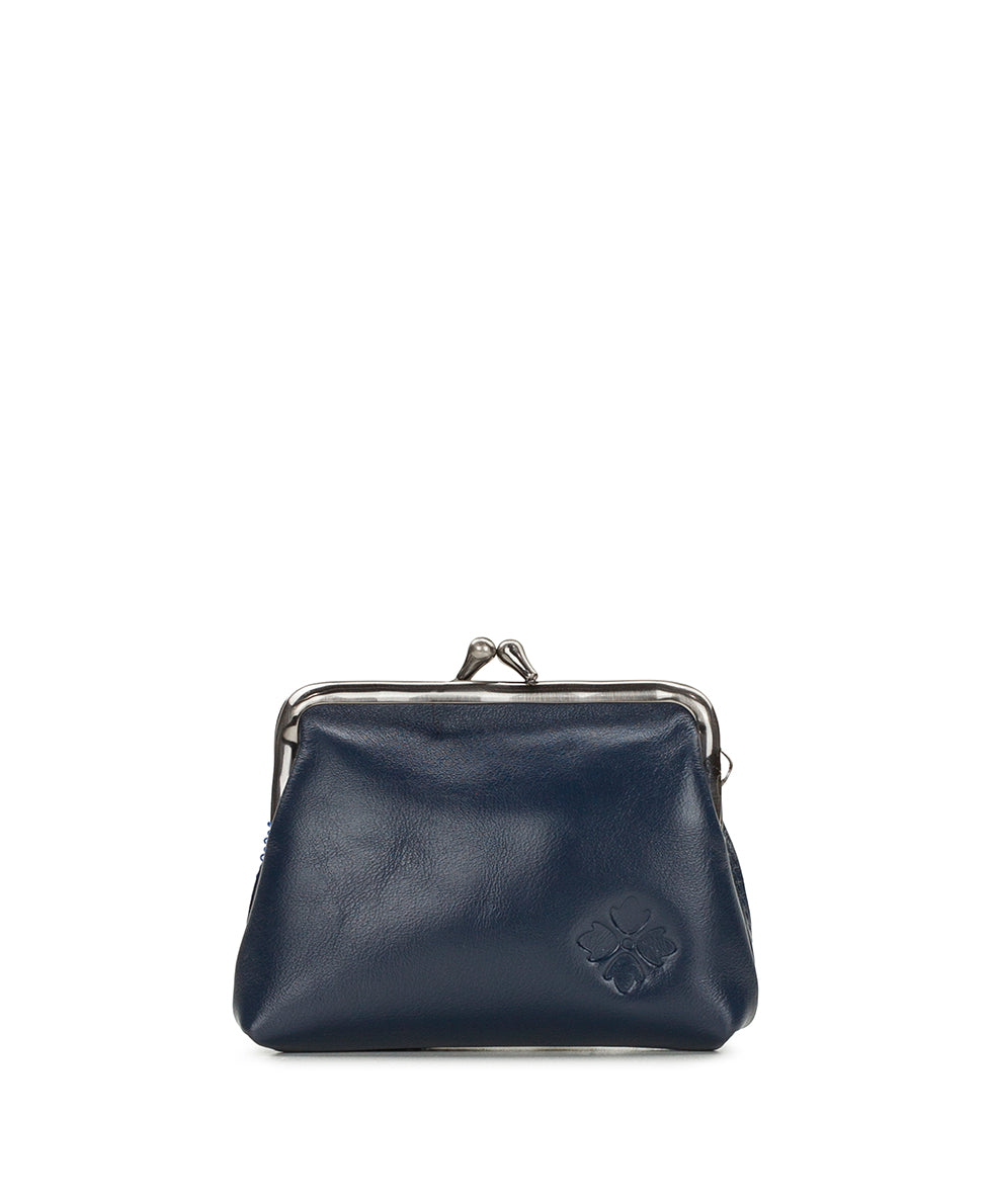 Female - Large Borse - Strawberry Beaded - denim blue - by Patricia Nash - View 2 of 3