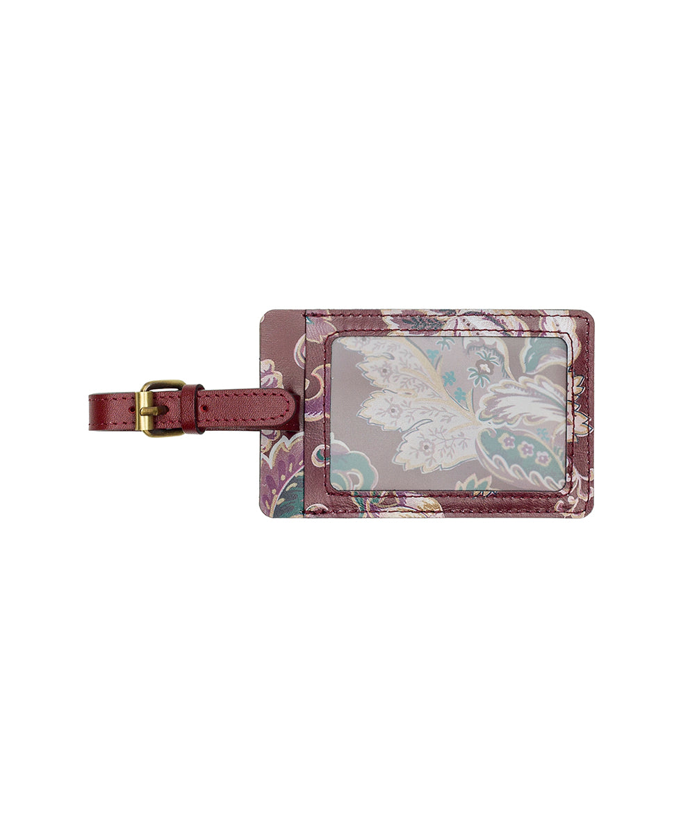 Female - Boxed Luggage Tag Set - European Floral Tapestry - european floral tapestry - by Patricia Nash - View 5 of 6
