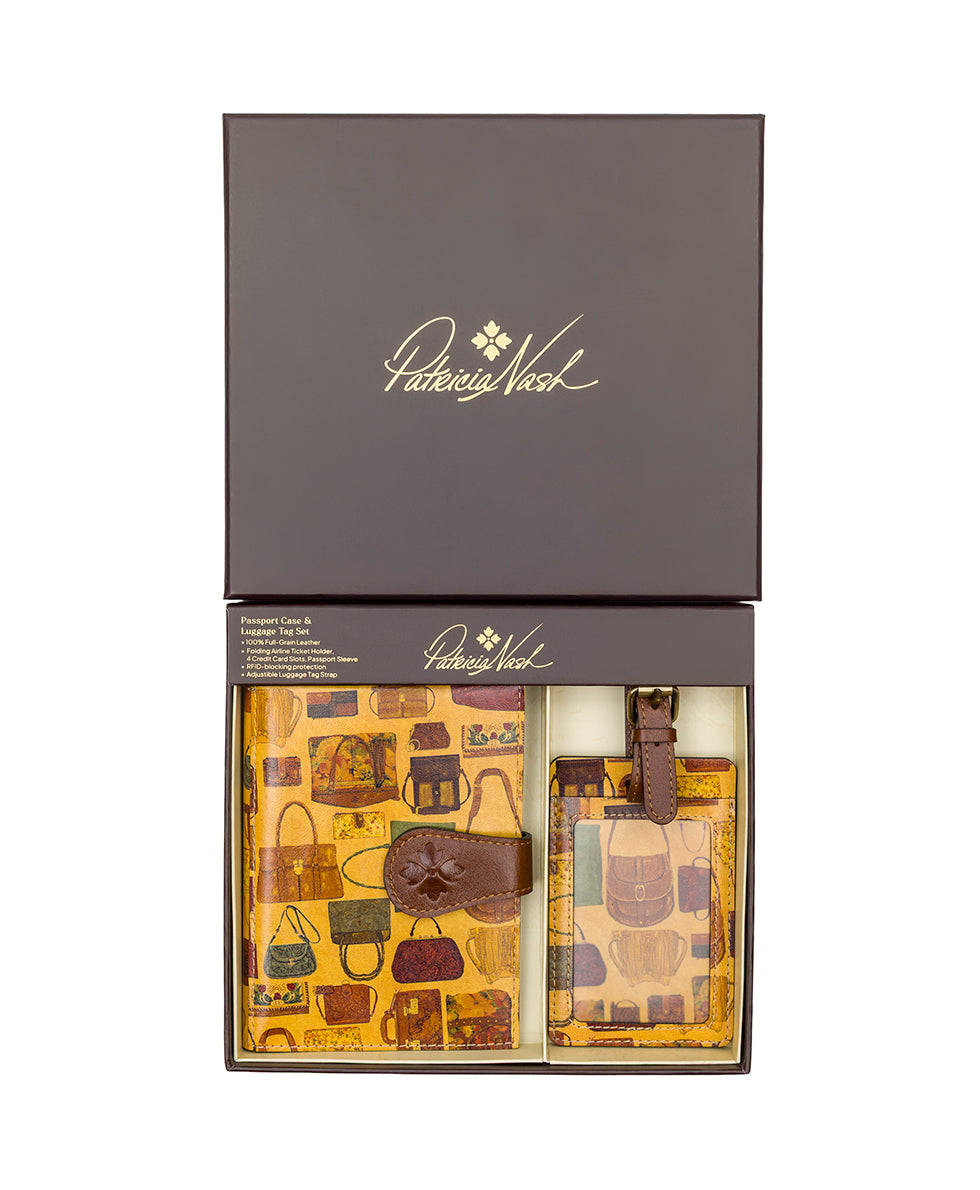 Female - Boxed Luggage Tag Set - Patricia's Closet - patricia's closet - by Patricia Nash - View 1 of 6