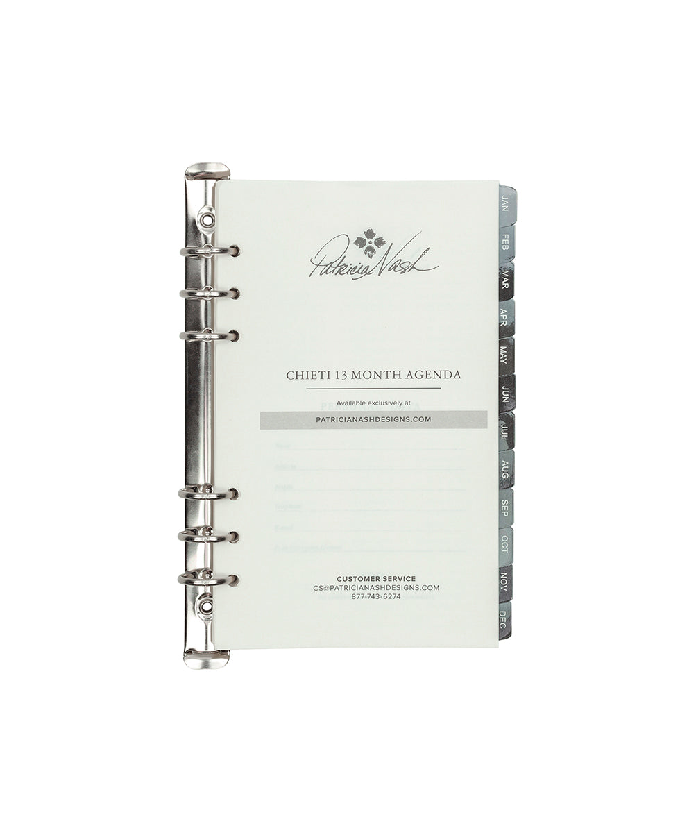 Chieti 13 Month Agenda Refill - January 2025 through January 2026 - white - by Patricia Nash - View 1 of 6