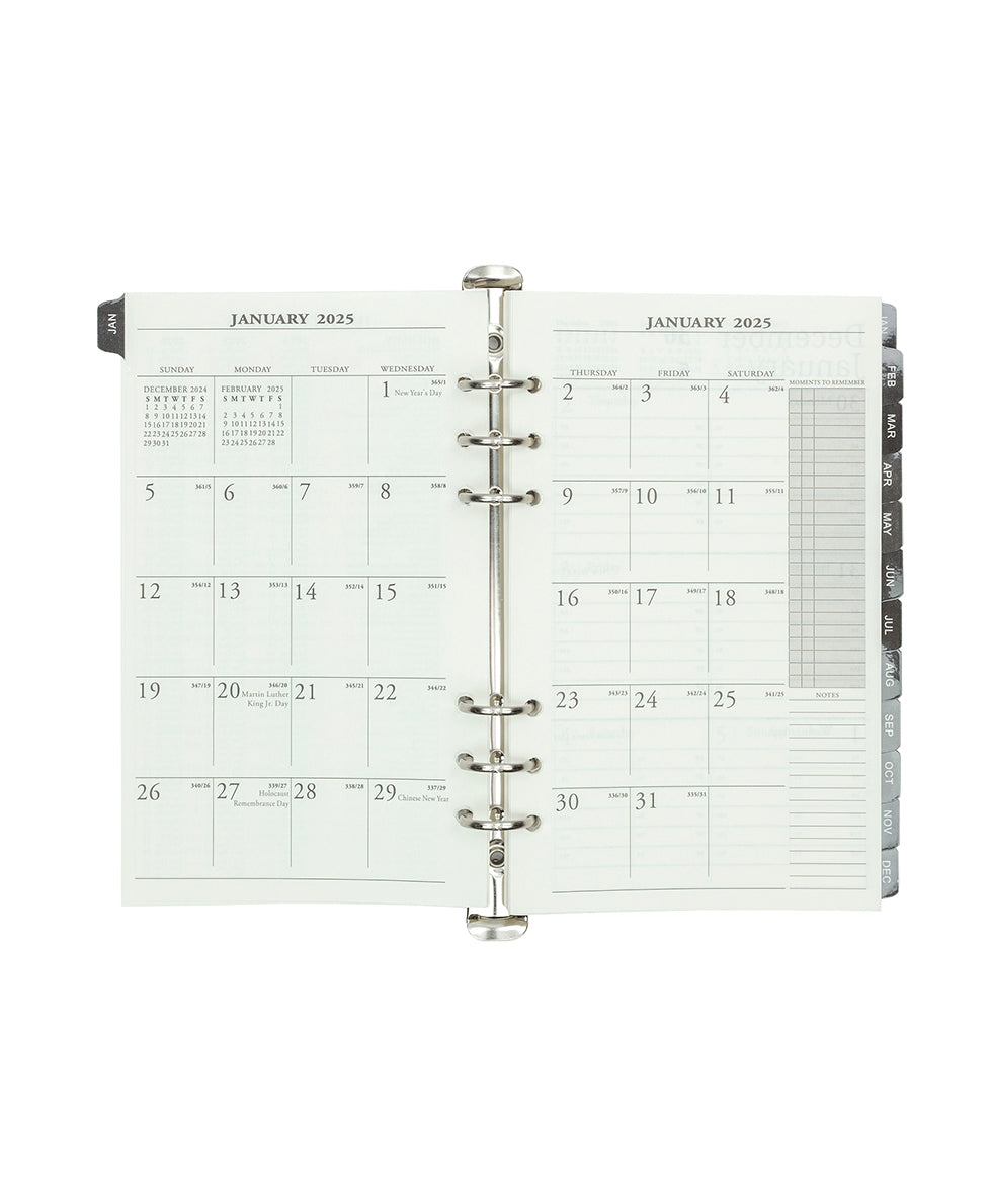 Chieti 13 Month Agenda Refill - January 2025 through January 2026 - white - by Patricia Nash - View 4 of 6