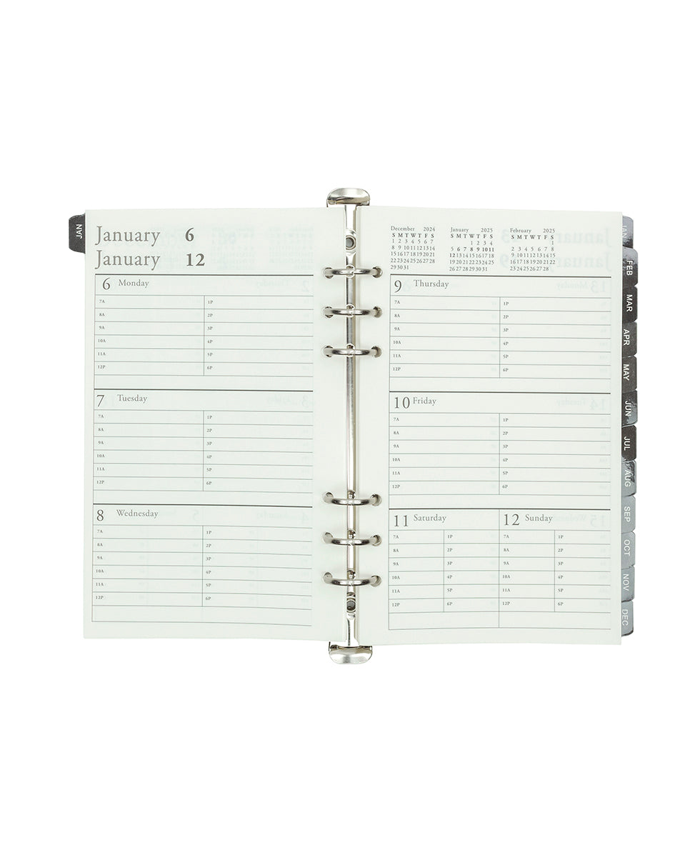 Chieti 13 Month Agenda Refill - January 2025 through January 2026 - white - by Patricia Nash - View 5 of 6