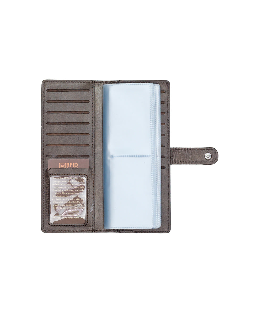 Marotta Card Holder - Tooled Turquoise