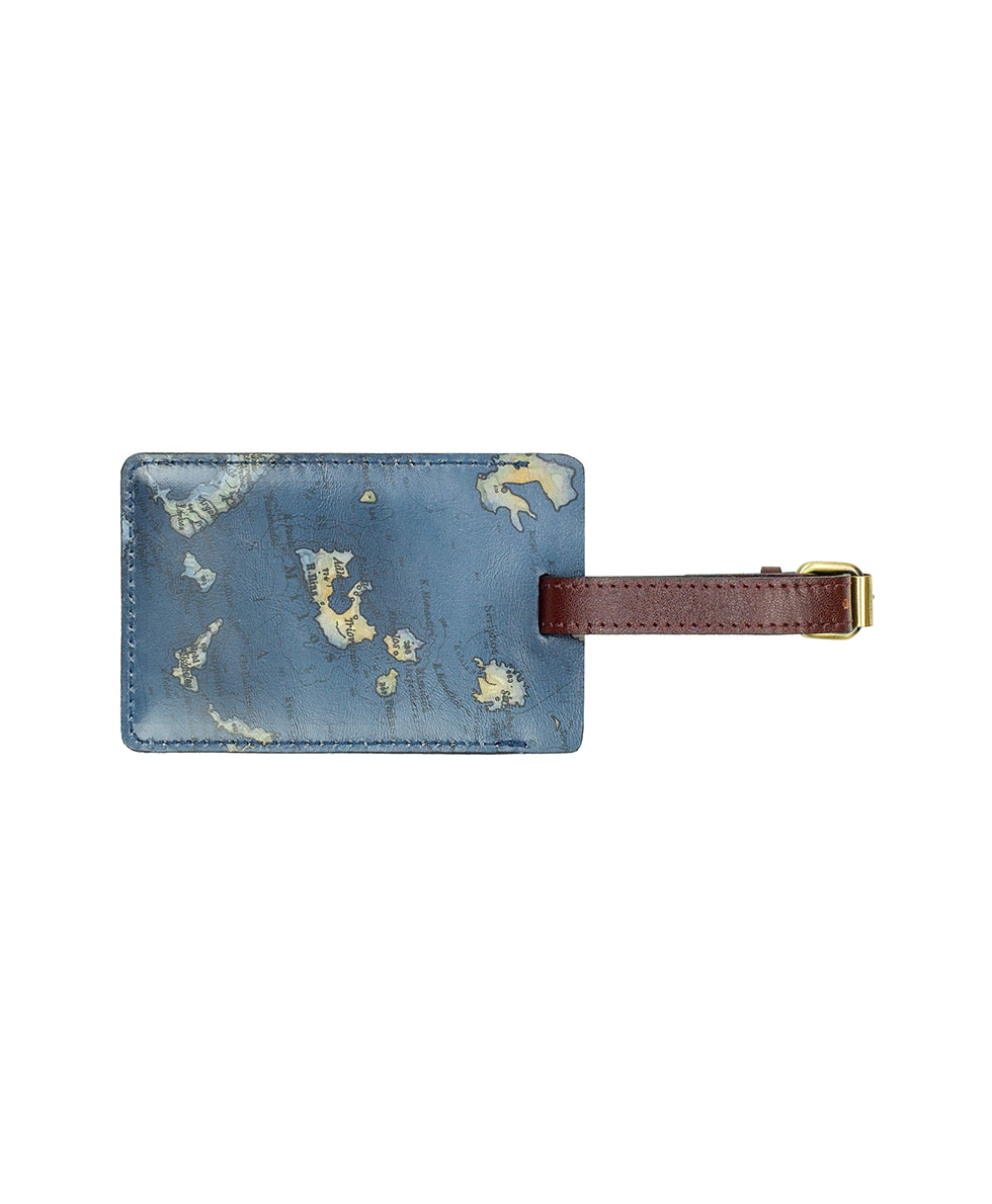 Female - Bagagli Luggage Tag - Greek Map - greek map - by Patricia Nash - View 2 of 2