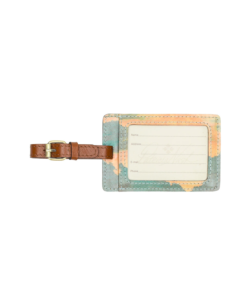 Female - Bagagli Luggage Tag - Paris Postcard - paris postcard - by Patricia Nash - View 1 of 2