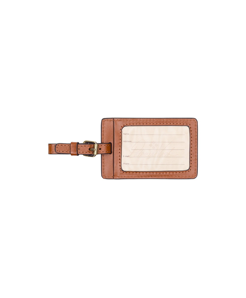 Female - Copenhagen Luggage Tag | Homes Along The Coast of Bergen | Homes Along The Coast Of Bergen - homes along the coast of bergen - by Patricia Nash - View 1 of 2