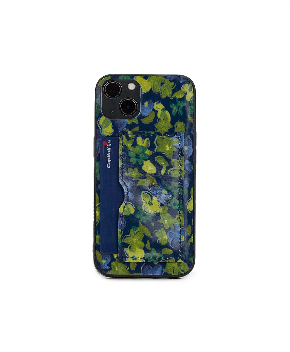 Vedetta iPhone 13 Case - Denim Blues - denim blues - by Patricia Nash - View 3 of 3