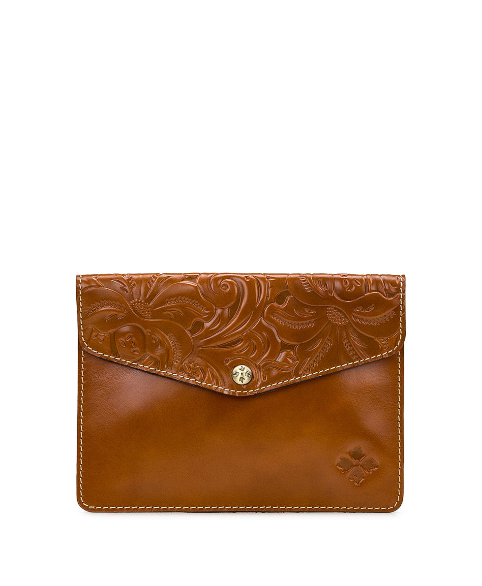 Mini iPad Case - Tooled - black - by Patricia Nash - View 4 of 8