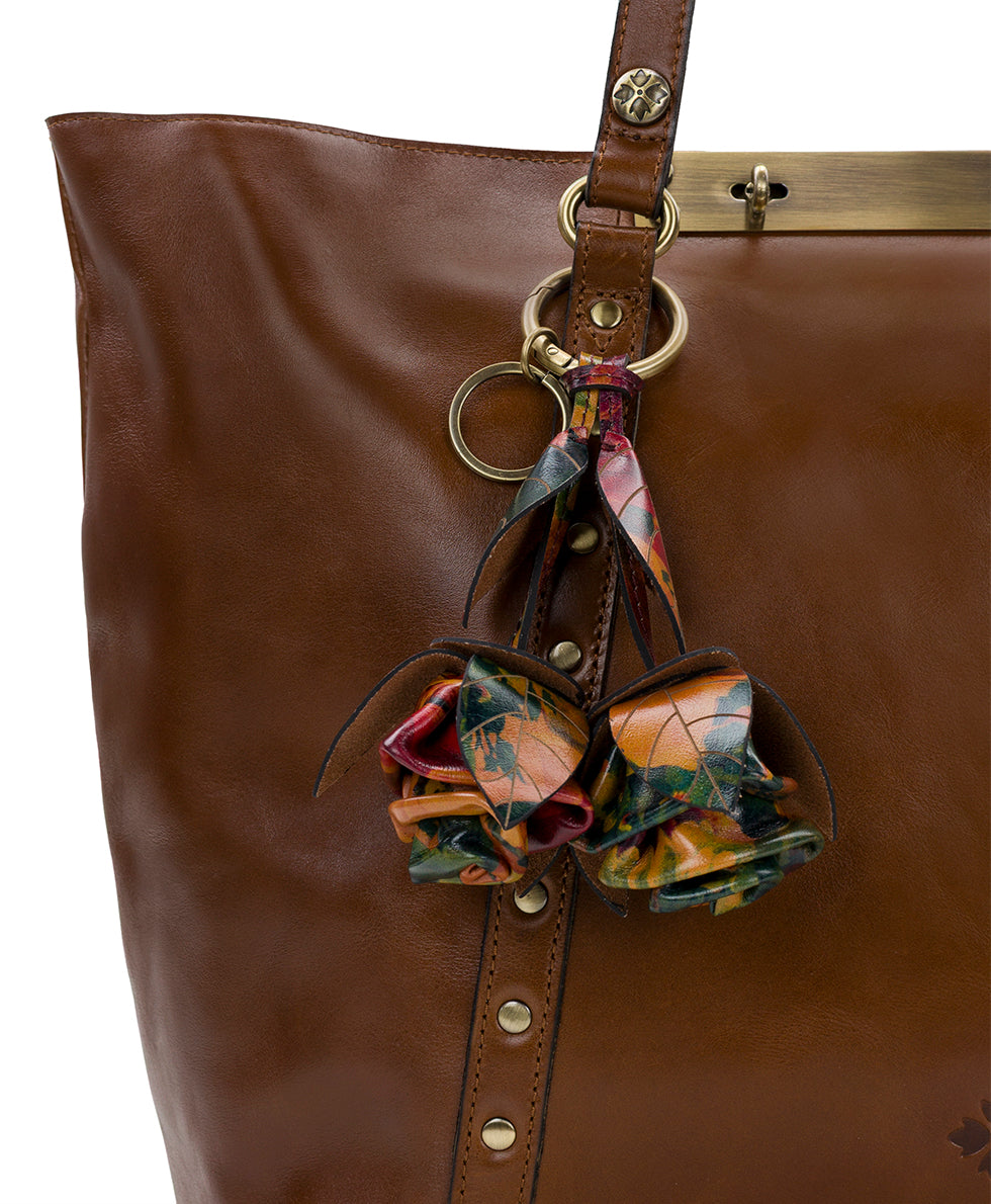 Female - Laced Rose Bag Charm - Multi Print Small - multi print small - by Patricia Nash - View 2 of 3