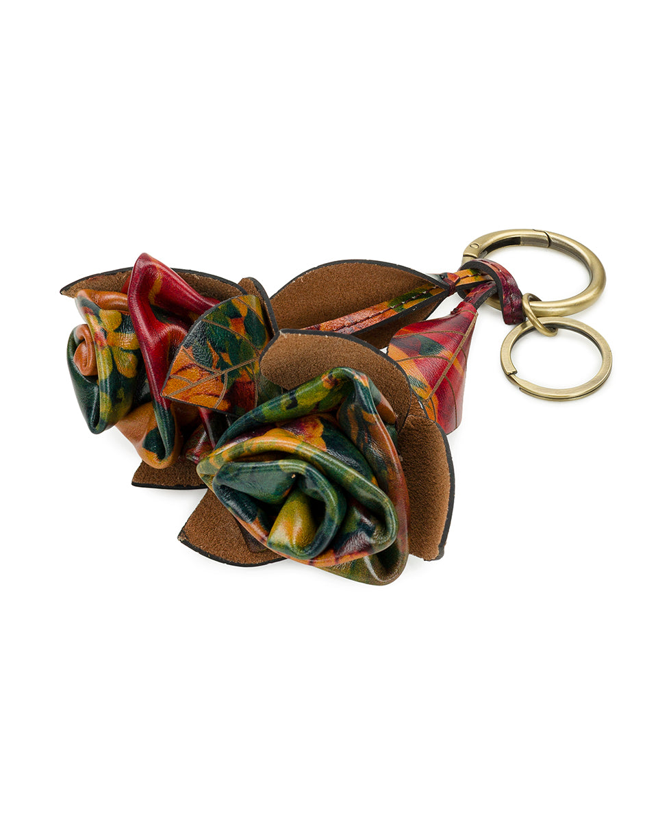 Female - Laced Rose Bag Charm - Multi Print Small - multi print small - by Patricia Nash - View 3 of 3