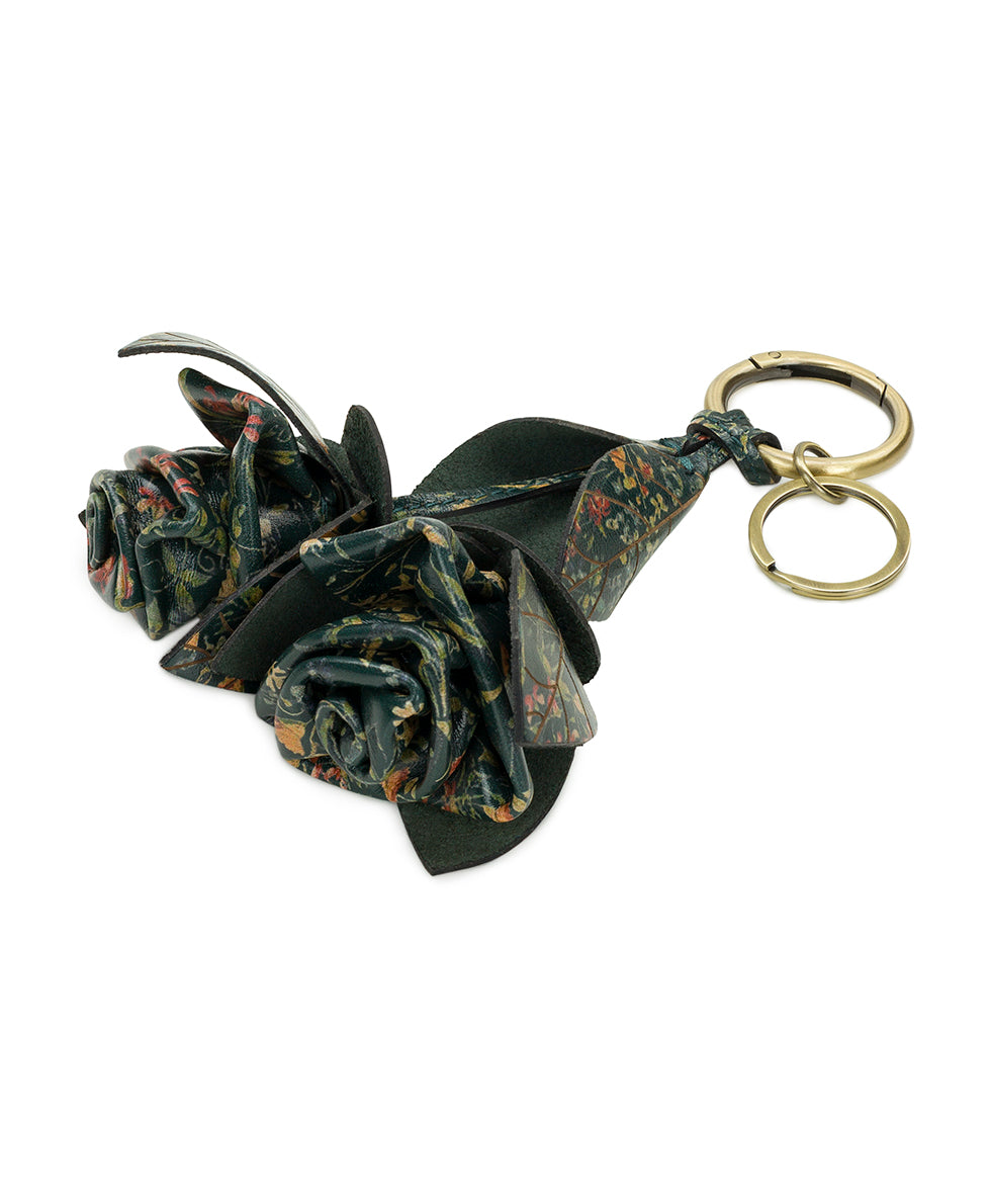 Female - Laced Rose Bag Charm - Tuscan Fields - tuscan fields - by Patricia Nash - View 3 of 3