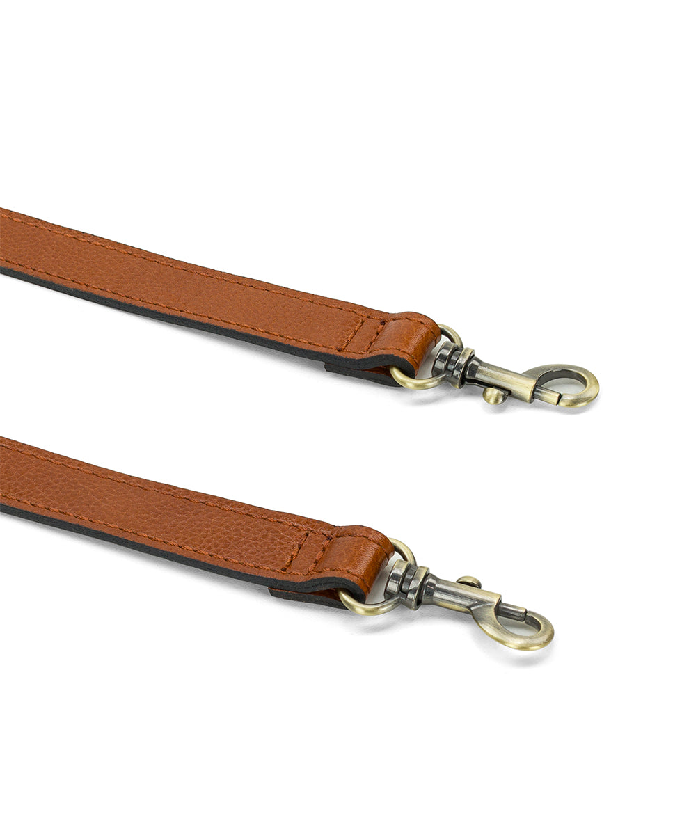 Female - Crossbody Strap | Rugged Natural Grain | Cognac - cognac - by Patricia Nash - View 3 of 4