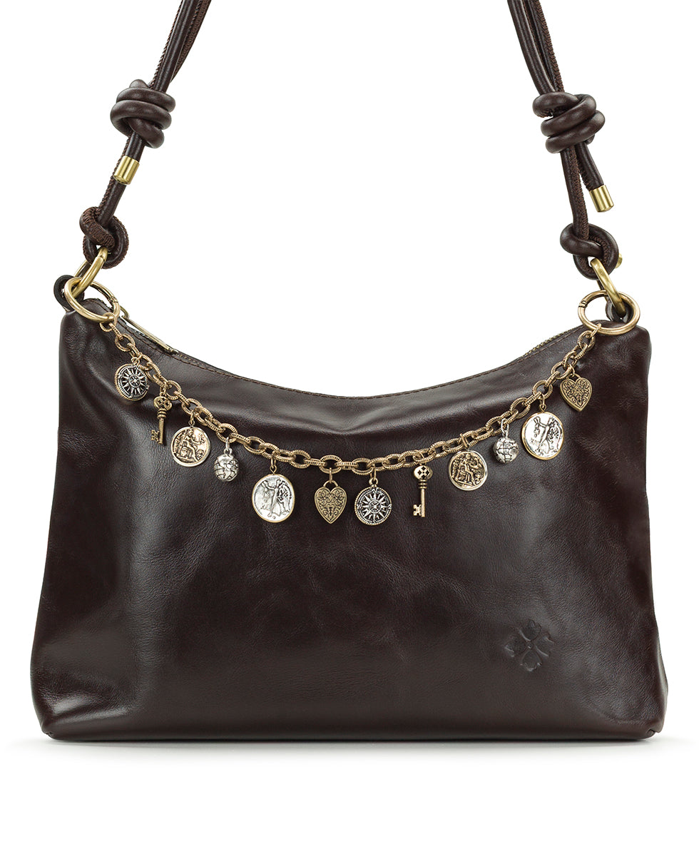 Female - Multi Charm Handbag Jewelry - Compass Collection - antique gold - by Patricia Nash - View 2 of 2