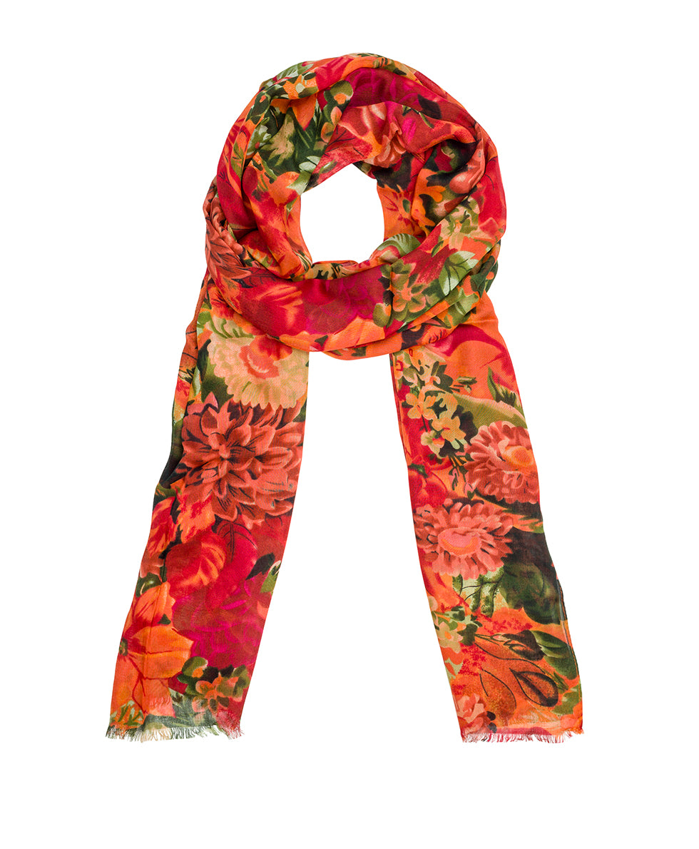 Scarf - Multi Floral - by Patricia Nash - View 1 of 4