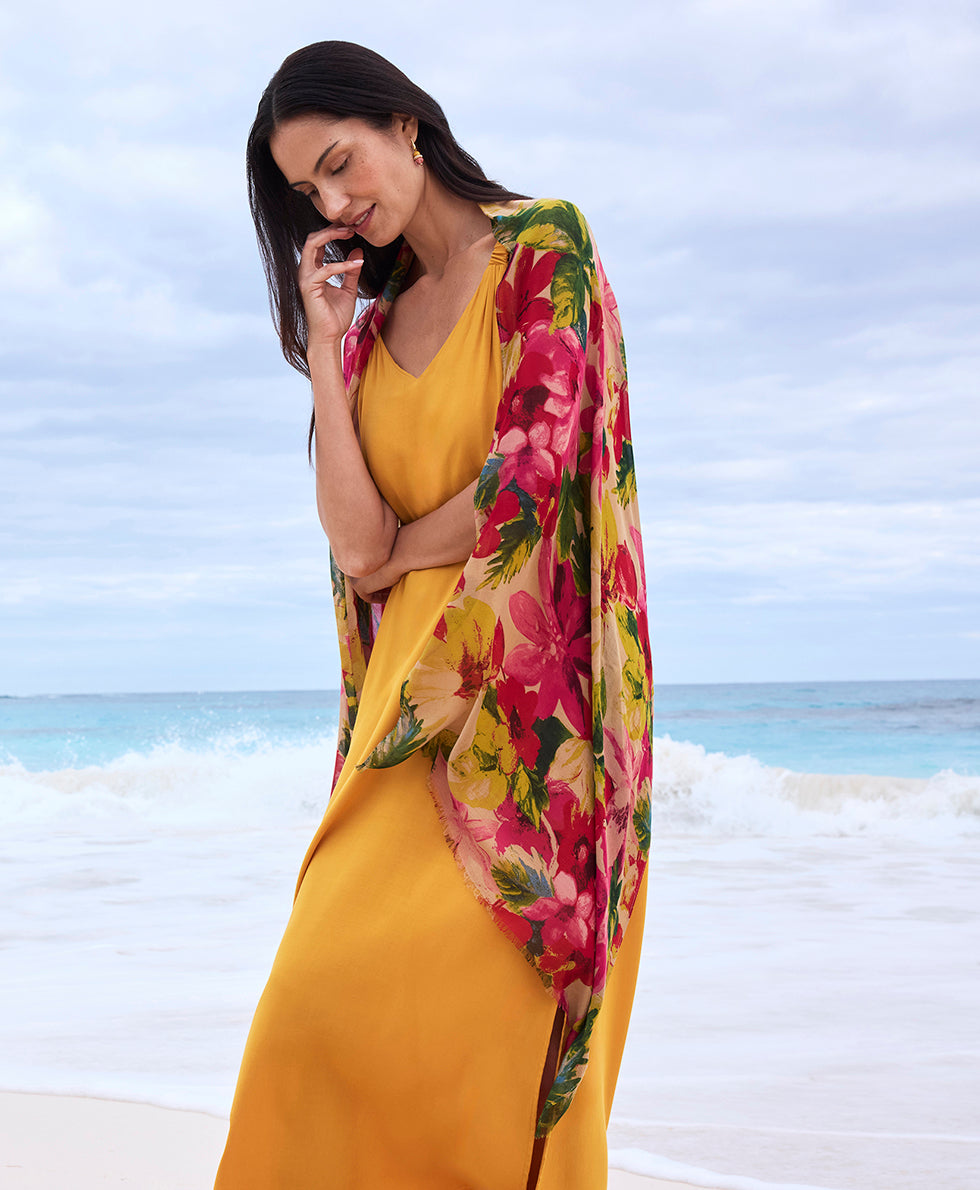 Female - Scarf - Spring Multi - spring-multi - by Patricia Nash - View 4 of 4
