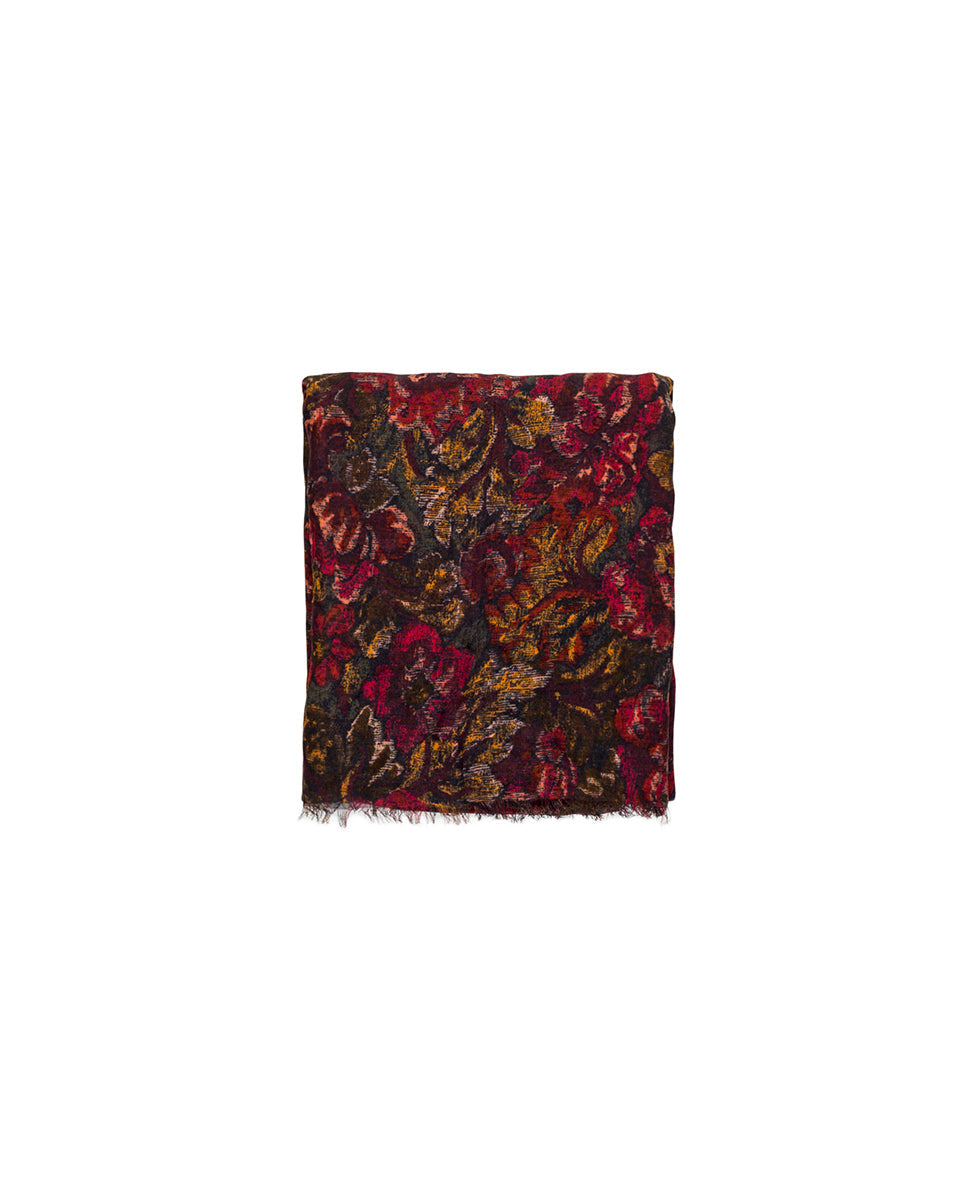 Scarf - Vintage Floral Brocade - vintage floral brocade - by Patricia Nash - View 3 of 4