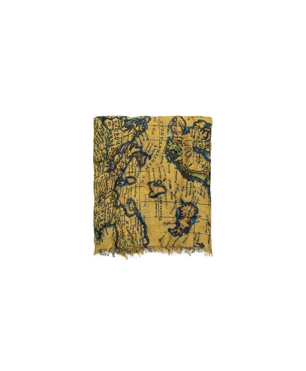 Scarf - European Map - european map - by Patricia Nash - View 2 of 3