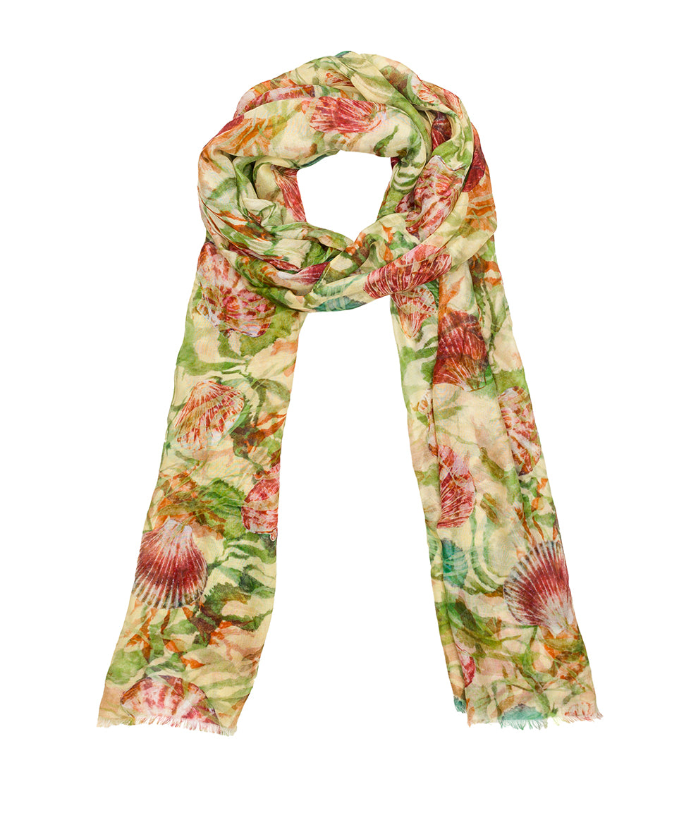 Female - Scarf - Seashells by the Seashore - seashells by the seashore - by Patricia Nash - View 1 of 4