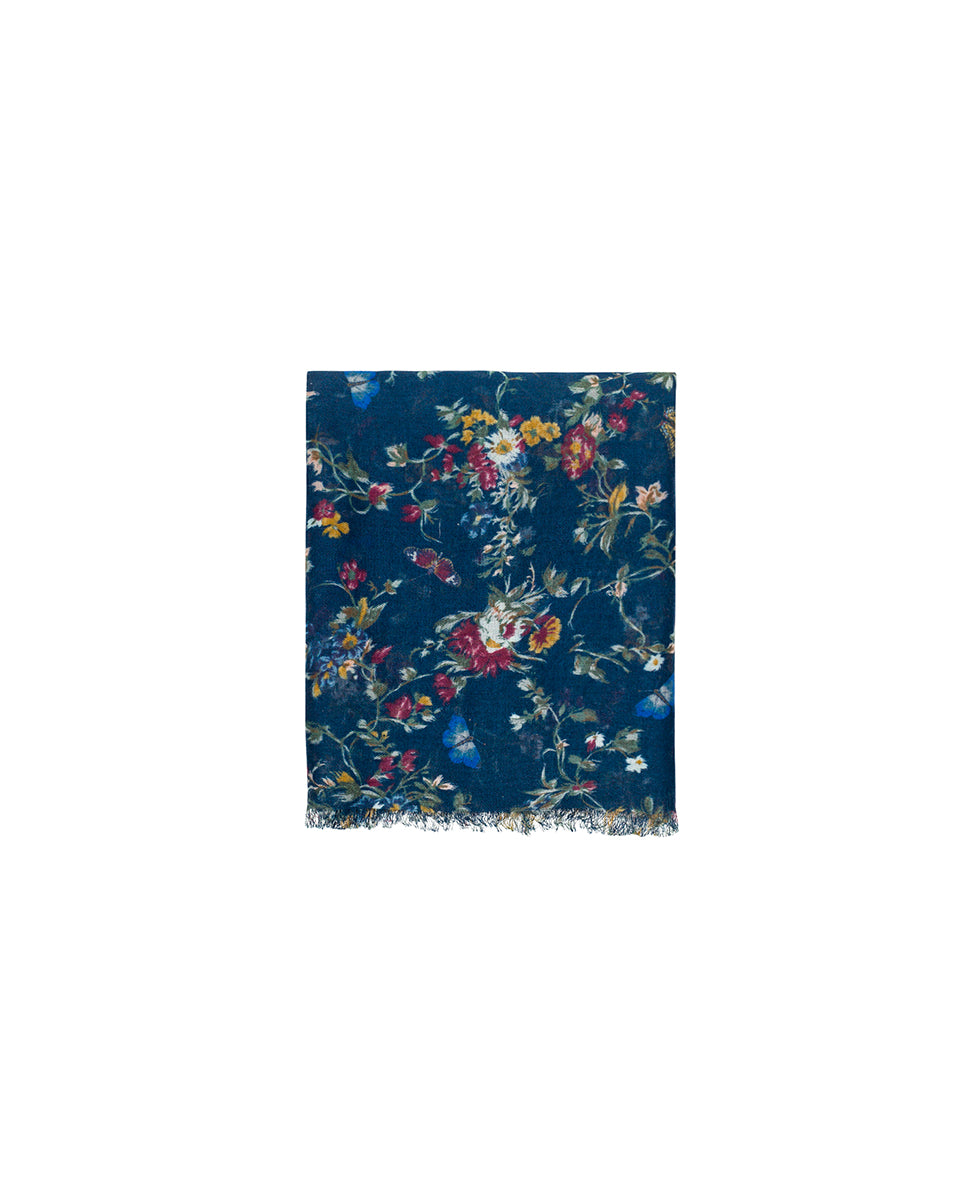 Female - Scarf - Butterfly Gardens - butterfly gardens - by Patricia Nash - View 2 of 6