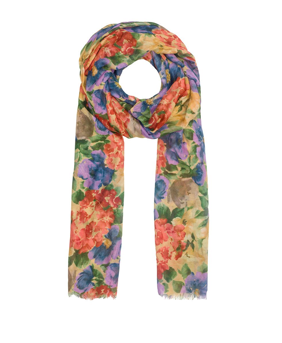 Female - Scarf - French Hydrangeas - french hydrangeas - by Patricia Nash - View 1 of 3