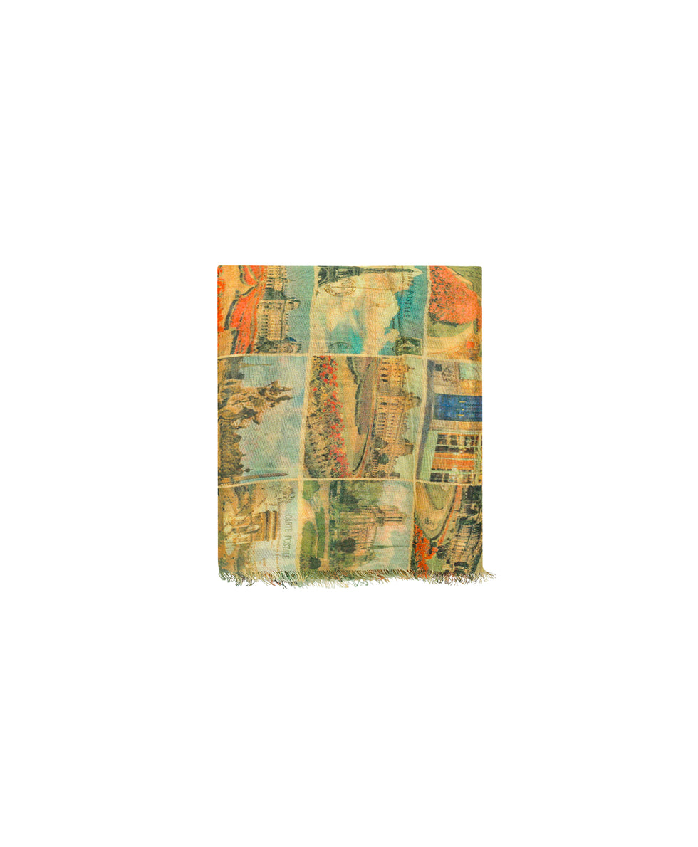 Female - Scarf - Postcards From Paris - postcards from paris - by Patricia Nash - View 3 of 4